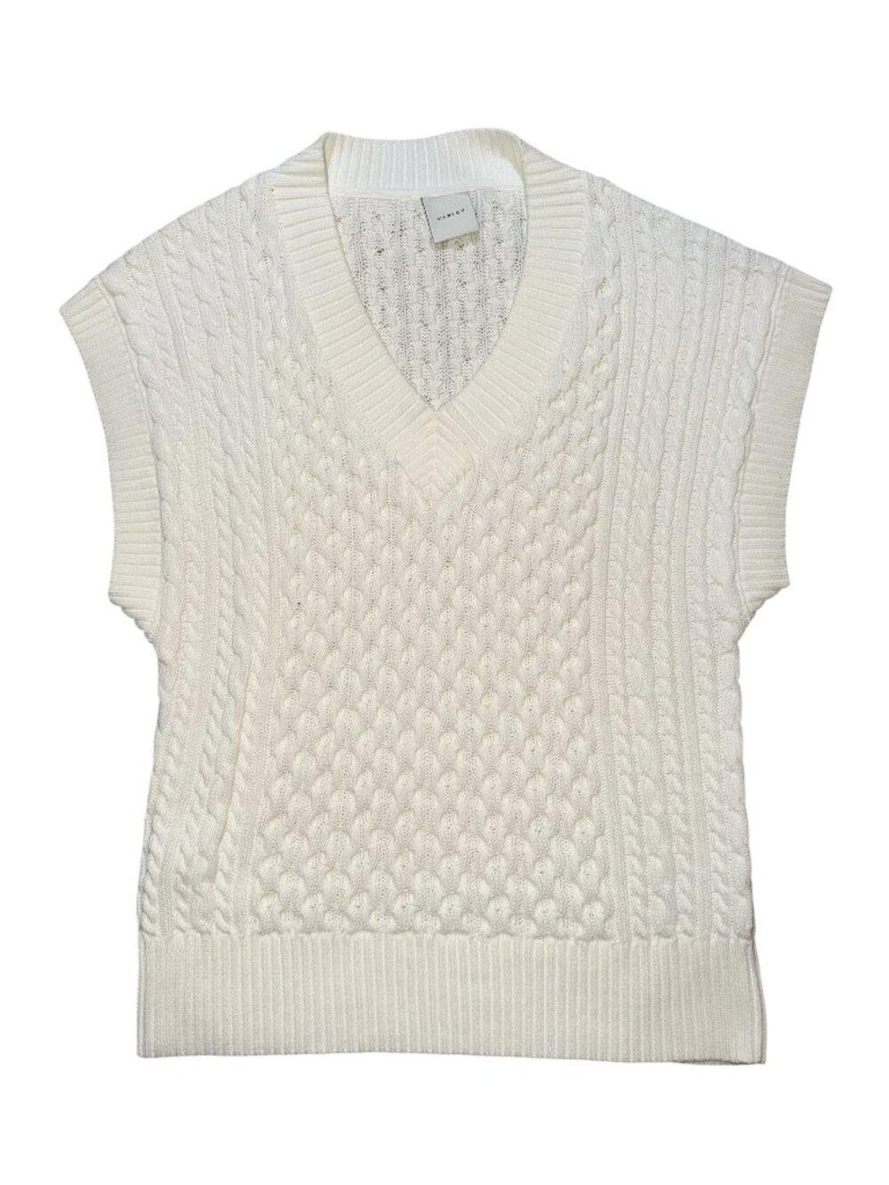 Varley Romelo Knit Vest Size Small 100% Cotton